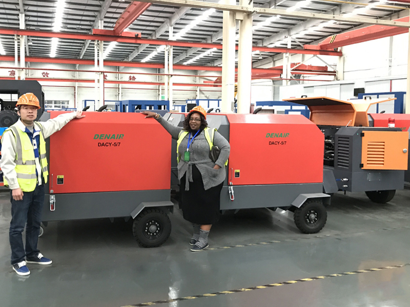 DENAIR_diesel_portable_screw_air_compressor_factory_3