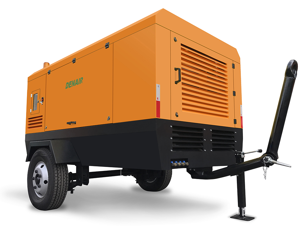 Diesel portable air compressors